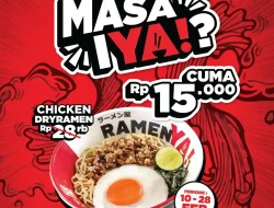 Promo RamenYA Gomura Chicken Dry Ramen Hanya 15 Ribu