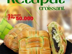 Promo Roti O Ketupat Croissant Beli 3 Harga Hanya 50 Ribu