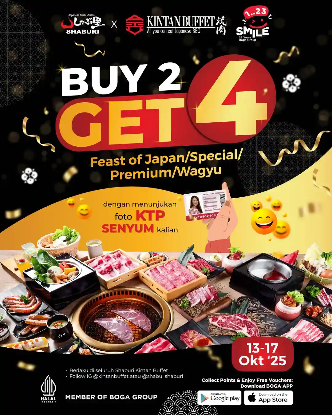 Promo Shaburi Kintan Buffet Beli 2 Dapat 4 Menu