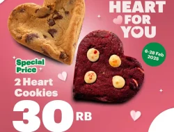 Promo Subway Spesial Valentine 2 Heart Cookies Hanya 30 Ribu