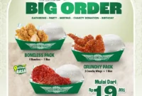 Promo Wingstop Terbaru FLAVOR PACK Big Order Mulai 19 Ribu