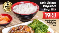 Promo Yoshinoya Payday Diskon 50% Garlic Chicken Teriyaki