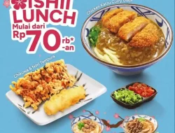 Harga Marugame Udon Paket OISHII LUNCH Harga Mulai 70 Ribu