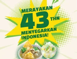 Promo Es Teler 77 Anniversary ke 43 Beli 2 Menu 43 Ribu