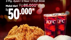 Promo KFC Kombo Spesial Roda Duo Paket Berdua Hanya 50 Ribu
