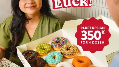 Promo Krispy Kreme Paket Resign 4 Lusin Donat 350 Ribu