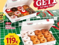 Promo Krispy Kreme Spesial Beli 1 Gratis 1 Harga Hanya 119 Ribu