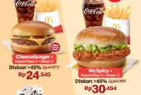 Promo McDonalds Mana Lagi Paket Hemat Cheeseburger 25 Ribu