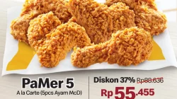 Promo McDonalds Spesial Gajian Paket PaMer 5 Hanya 55 Ribu