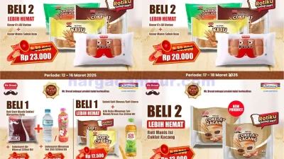 Promo Mr Bread Roti Indomaret Terbaru 19 – 25 Maret 2025