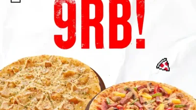 Promo PHD Double Date 9.9 Beli Pizza ke 2 Hanya 9 Ribu