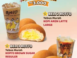 Promo Roti O All Day Tebus Murah Minuman Hanya 3 Ribu