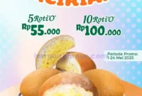 Promo Roti O Harga Spesial 5 Roti O Hanya 55 Ribu