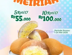 Promo Roti O Harga Spesial 5 Roti O Hanya 55 Ribu