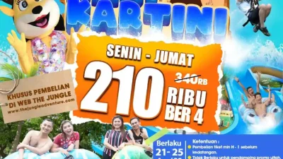 Promo The Jungle Bogor Hari Kartini Tiket Ber 4 Cuma 210 Ribu