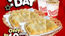 Promo Panties Pizza Payday: 2 Pizza Regular + 2 Ice Tea Cuma Rp60.000 5 Paket Promo Panties Pizza Payday 2 Pizza Regular 2 Ice Tea Rp60.000