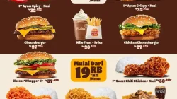 Promo Burger King MEIriah Harga Spesial Mulai 17 Ribu