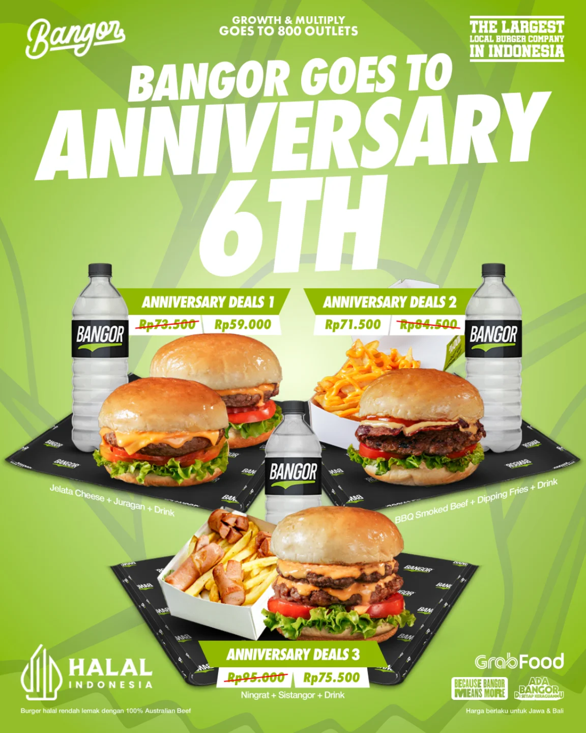 Promo Burger Spesial Anniversary Deals Harga Mulai 59Ribu