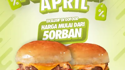 Promo Burger Spesial Payday 2 Burger Hanya 50 Ribu GoFood