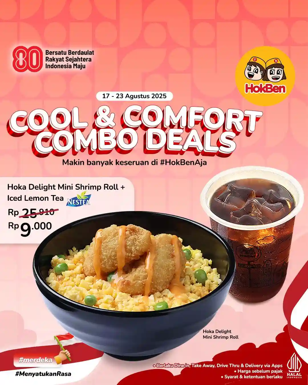 Promo Hokben Merdeka Hoka Delight Mini Shrimp Roll 9 Ribu
