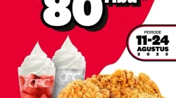 Promo KFC Kombo Merdeka Paket Menu Hanya 80 Ribuan