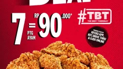 Promo KFC Paket TBT 7 Ayam Goreng Harga Hanya 90Ribu