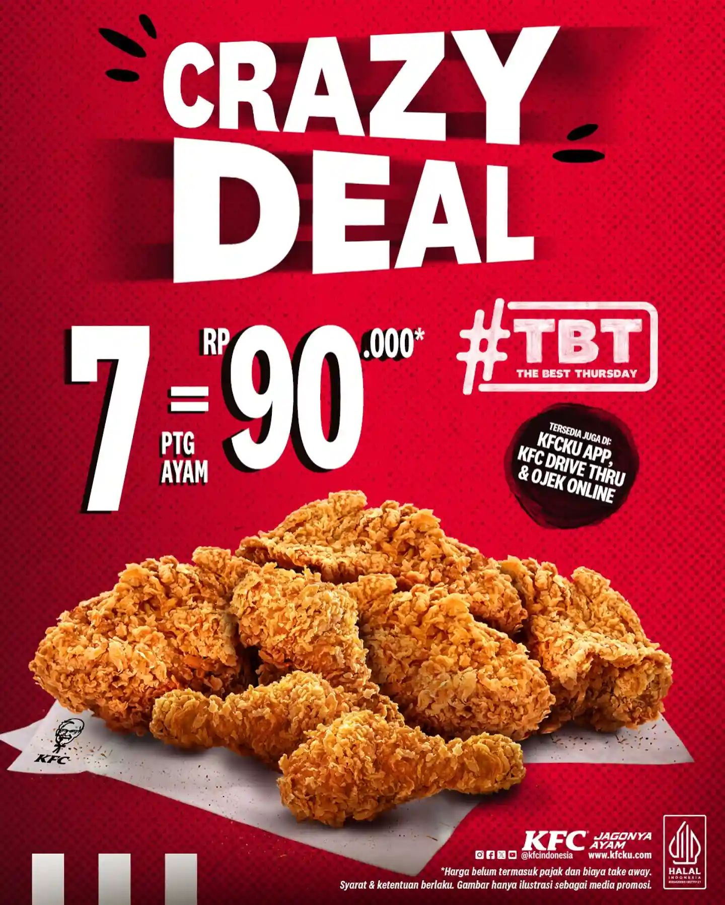 Promo KFC Paket TBT 7 Ayam Goreng Harga Hanya 90Ribu (1)