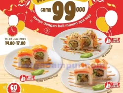 Promo Kimukatsu Ayce Sushi 99 Ribu Bisa Makan Sepuasnya
