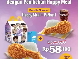 Promo McDonalds Paket Happy Meal + Panas 1 Hanya 58 Ribu