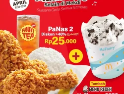 Promo McDonalds Paket Panas 2 Harga Hanya 25 Ribu