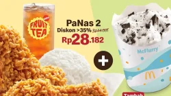 Promo McDonalds Paket Panas 2 Harga Hanya 25 Ribu