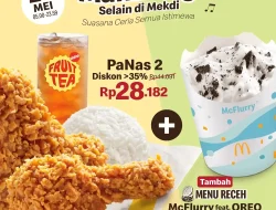 Promo McDonalds Paket Panas 2 Harga Hanya 25 Ribu
