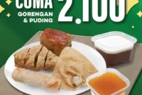 Promo Raa Cha Spesial Hari Kartini Gorengan & Puding RP 2.100