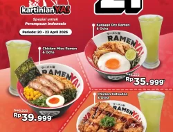 Promo Ramen 1 Spesial Hari Kartini Diskon Hingga 21%