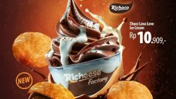 Promo Richeese Factory Choco Lava Love Ice Cream 10 Ribu