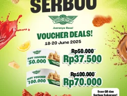 Promo Wingstop Voucher Deals Diskon 30% Spesial Anniversary