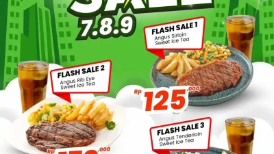 Promo Abuba Steak Spesial Flash Sale 7.7 Harga Mulai 125Ribu