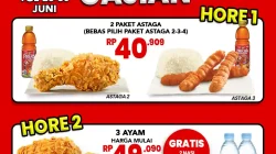 Promo CFC Spesial Hore Gajian Harga Paket Menu Mulai 40Ribu