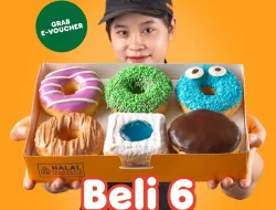 Promo Dunkin Donuts Beli 6 Gratis 6 Pakai Grab E-voucher