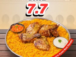 Promo Emados Double Date 7.7 Beli 4 Porsi Ayam Nasi Mandhi 77Ribu