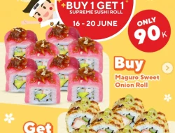 Promo Genki Sushi Spesial International Sushi Day Hanya 90ribu