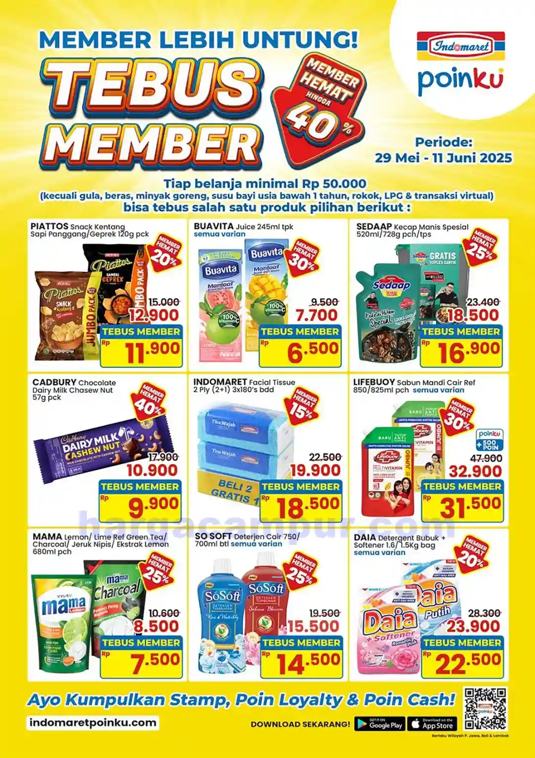 Promo Indomaret Tebus Member Diskon 40% Terbaru 29 Mei-11 Juni 2025