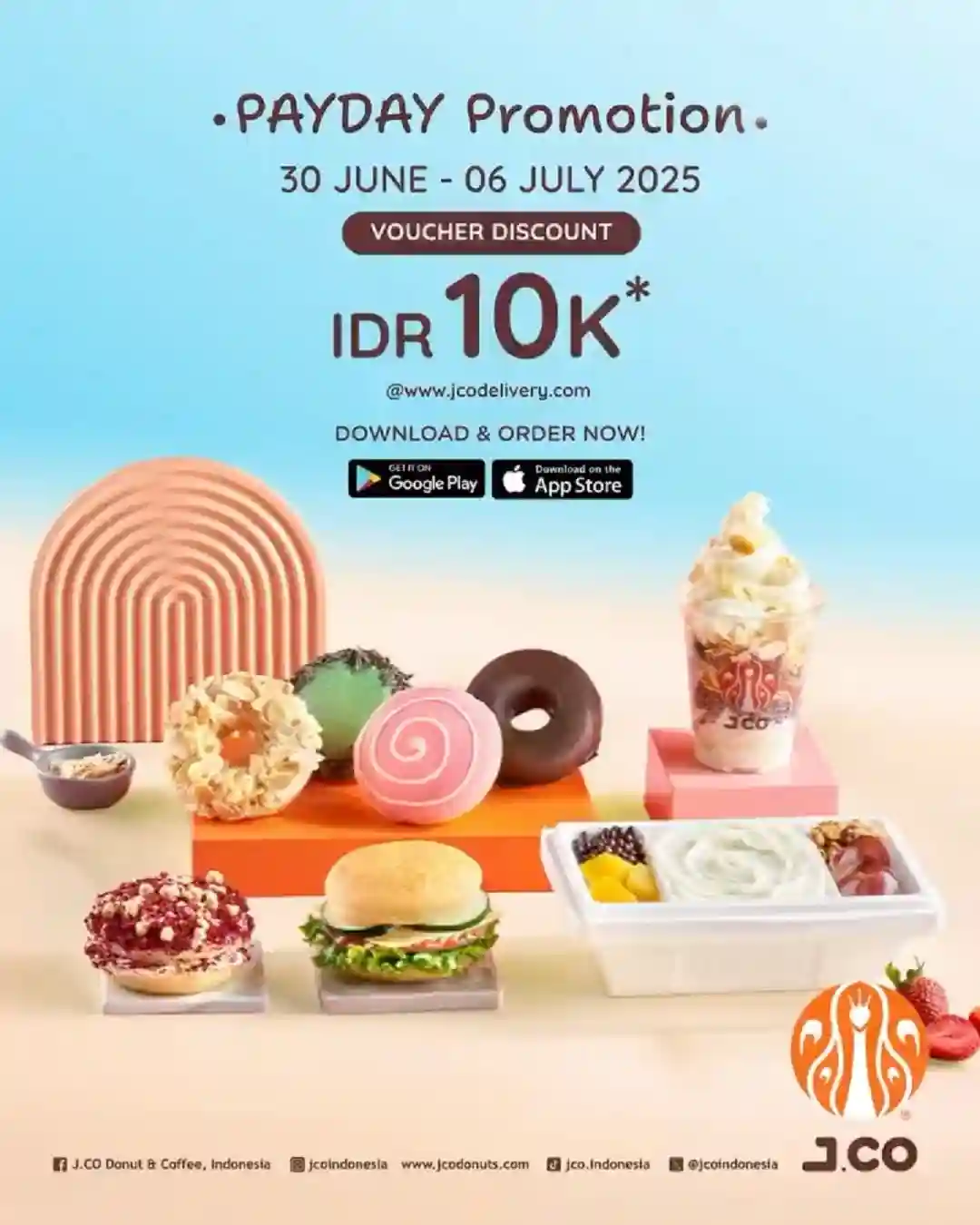 Promo JCO Spesial Payday Promotion 30 Juni-6 Juli 2025