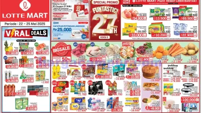 Katalog Promo JSM Lottemart Weekend 22 - 25 Mei 2025