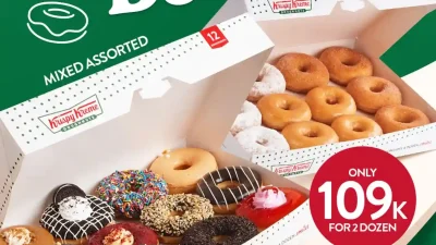 Promo Krispy Kreme Harga Spesial 2 Lusin Donat Hanya 109 Ribu