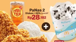 Promo McDonalds Paket Panas 2 Harga Hanya 25 Ribu