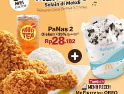 Promo McDonalds Paket Panas 2 Harga Hanya 25 Ribu
