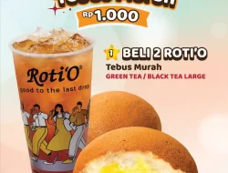Promo Roti O All Day Tebus Murah Minuman Hanya 1 Ribu