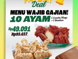 Promo Wingstop Payday Deal 10 Ayam Harga Hanya 49 Ribu