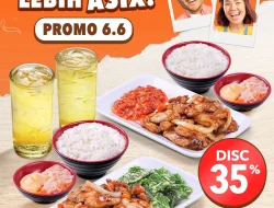 Promo Yoshinoya Spesial 6.6 Diskon 35% Paket Makan Berdua